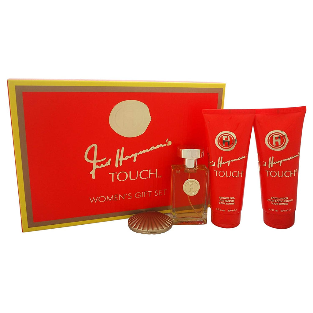 Fred Hayman Touch 4-Piece Set 3.4oz Women EDT Spray — 1
