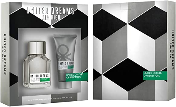 Benetton Aim High 2-Piece Set 3.4oz Men EDT Spray — 1