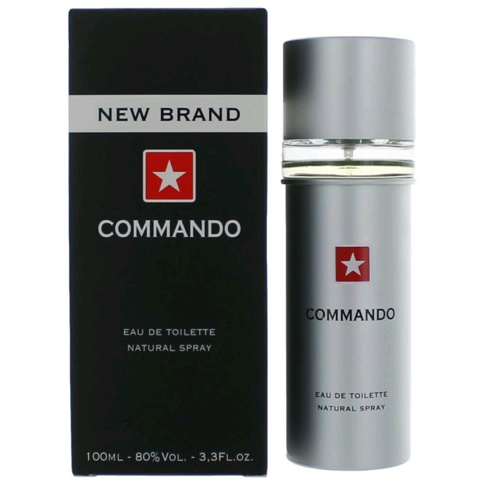 New Brand Commando 3.3oz Men EDT Spray — 1