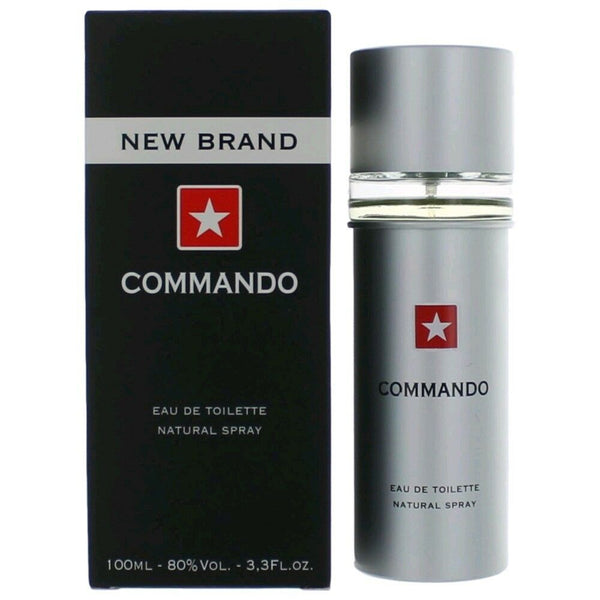 New Brand Commando 3.3oz Men EDT Spray — 1