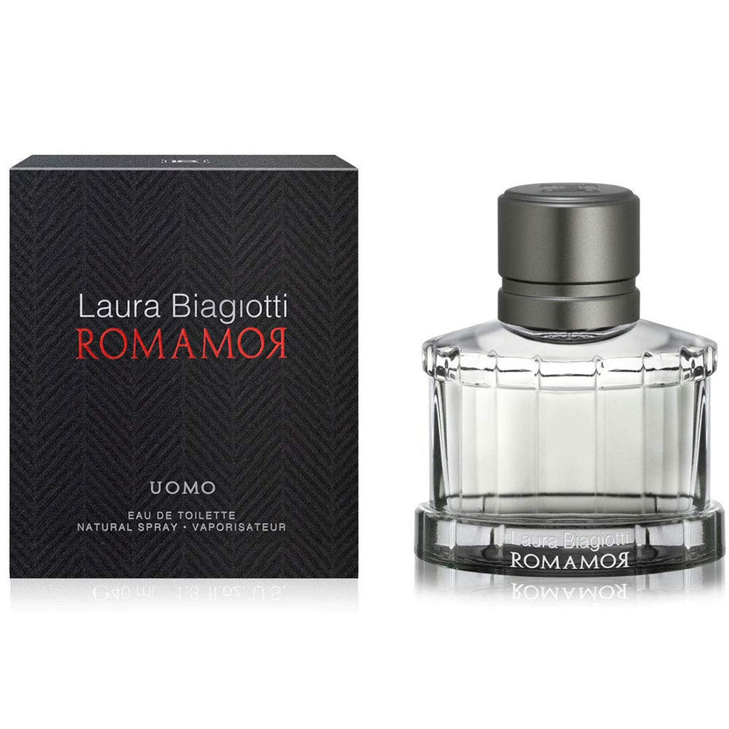Loura Biagiotti Romamor Uomo 2.5oz Men EDT Spray — 1