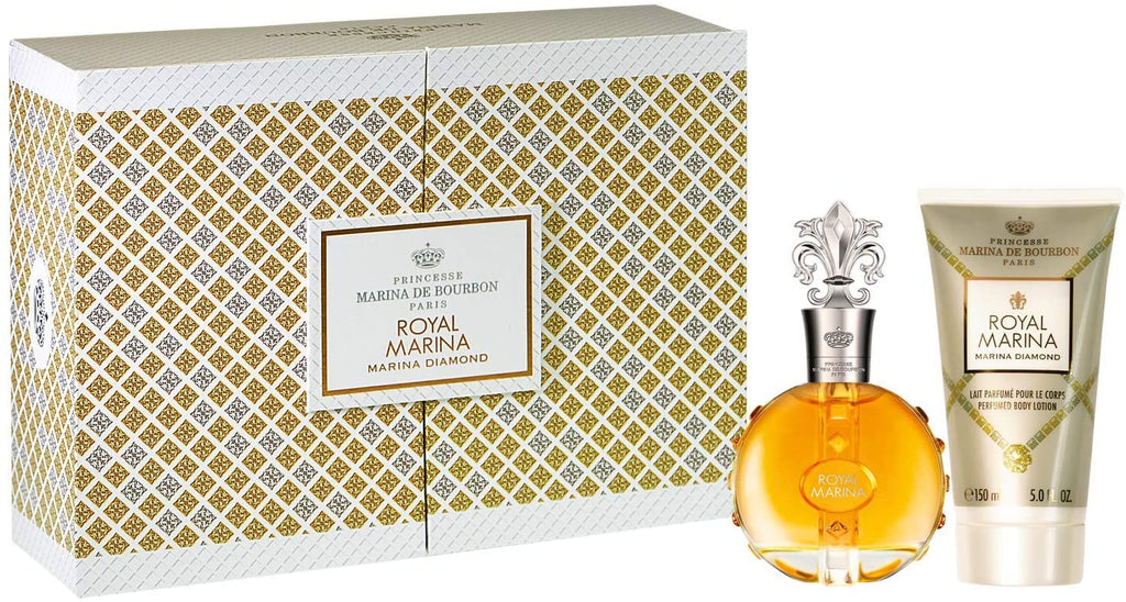 Marina De Bourbon Royal Marina 3-Piece Set 3.4oz Women EDP Spray — 1