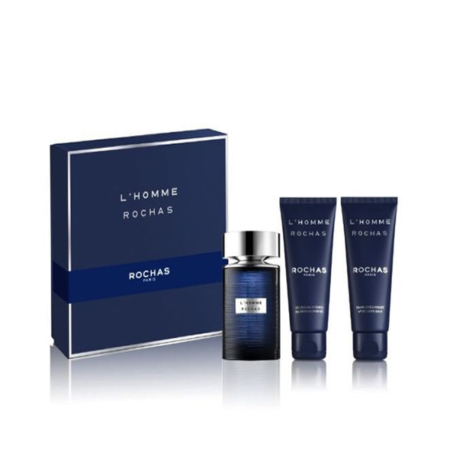 Rochas L'Homme 3-Piece Set 3.3oz Men EDT Spray — 1