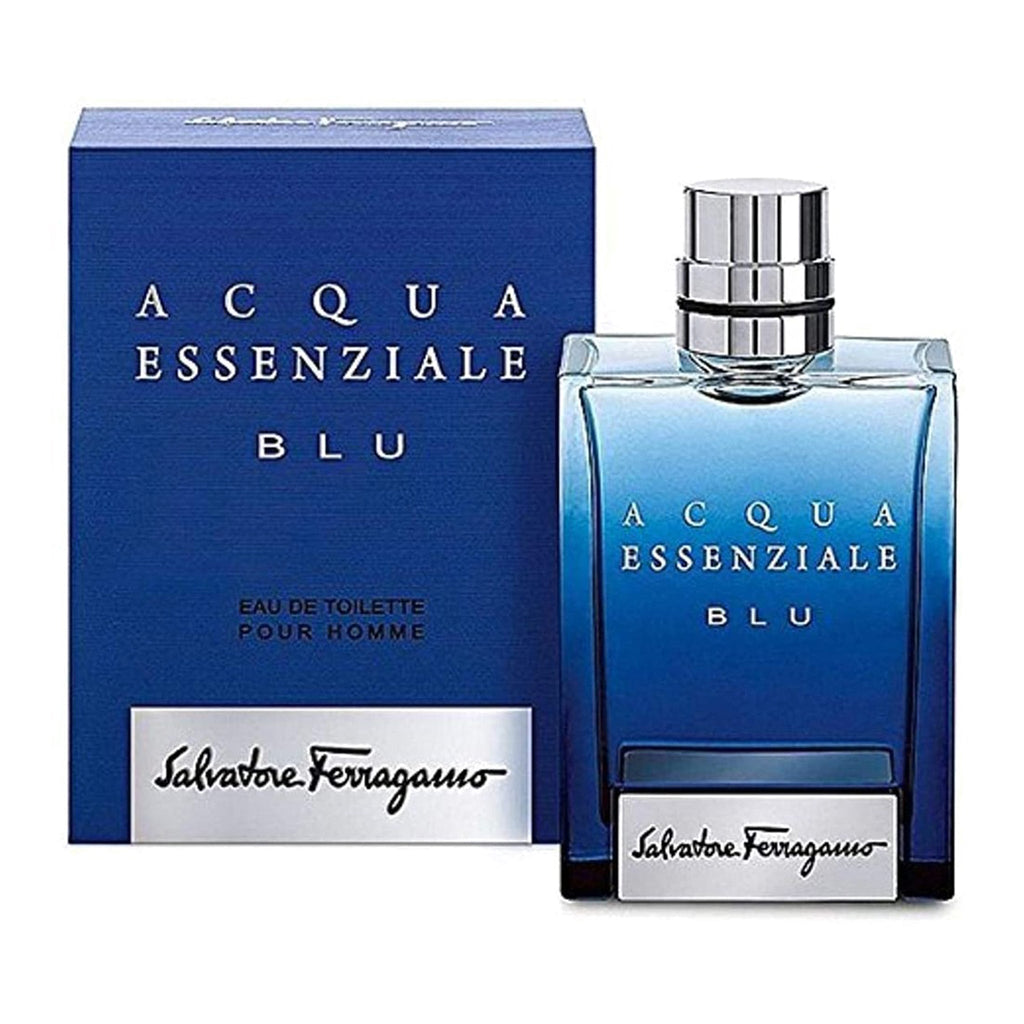 Salvatore Ferragamo Acqua Esenziale Blu 3.4oz Men EDT Spray — 1