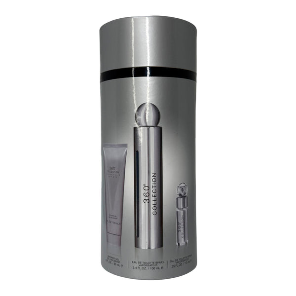 Perry Ellis 360 Collection 3-Piece Set 3.4oz Men EDT Spray — 1