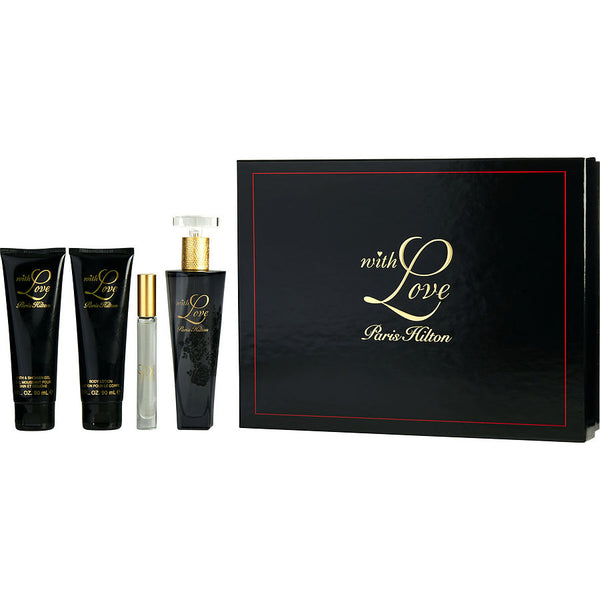Paris Hilton With Love 4-Piece Set 3.4oz Women EDP — 1