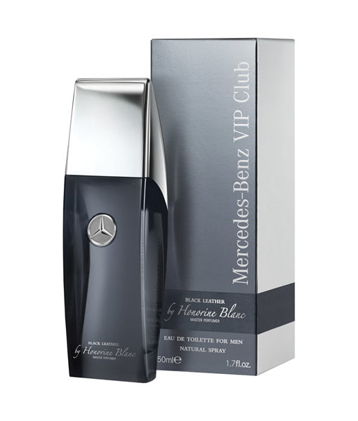 Mercedes-Black Leather 3.4oz Men EDT Spray — 1