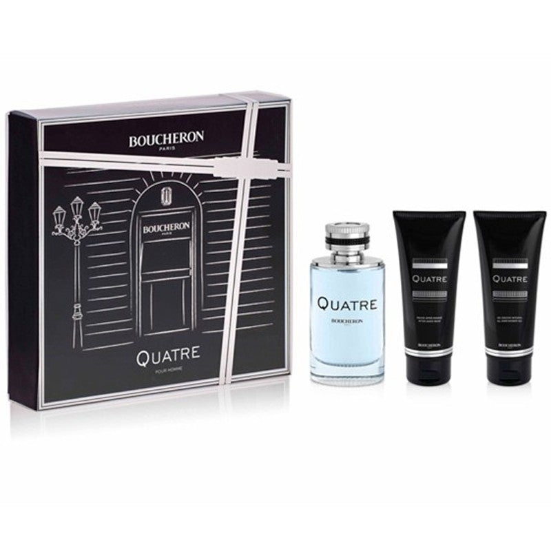 Boucheron Quatre 3-Piece Set 3.4oz Men EDP — 1