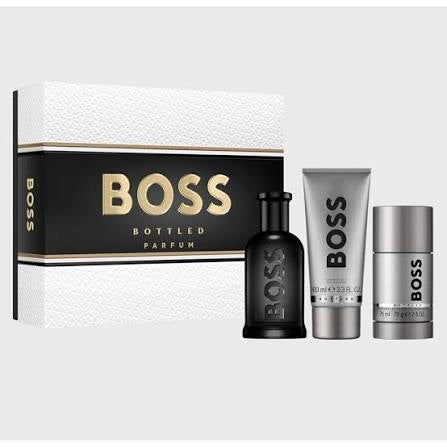 Hugo Boss Grey Parfum 3-Piece Set 3.3oz Men EDP — 1
