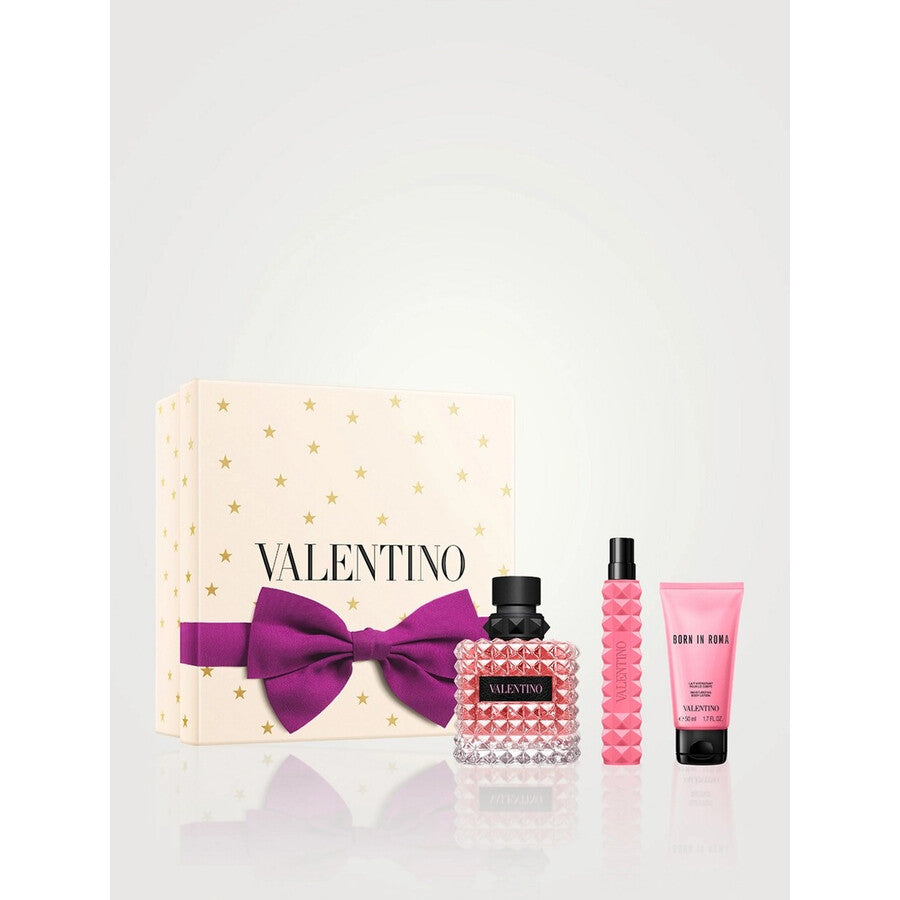 Valentino Born Roma 3-Piece Set 3.4oz Women EDP Spray — 1