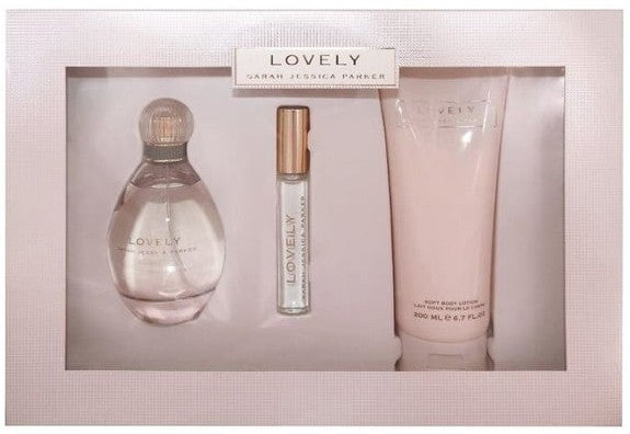 Sarah Jessica Parker Lovely 3-Piece Set 3.4oz Women EDP Spray — 2