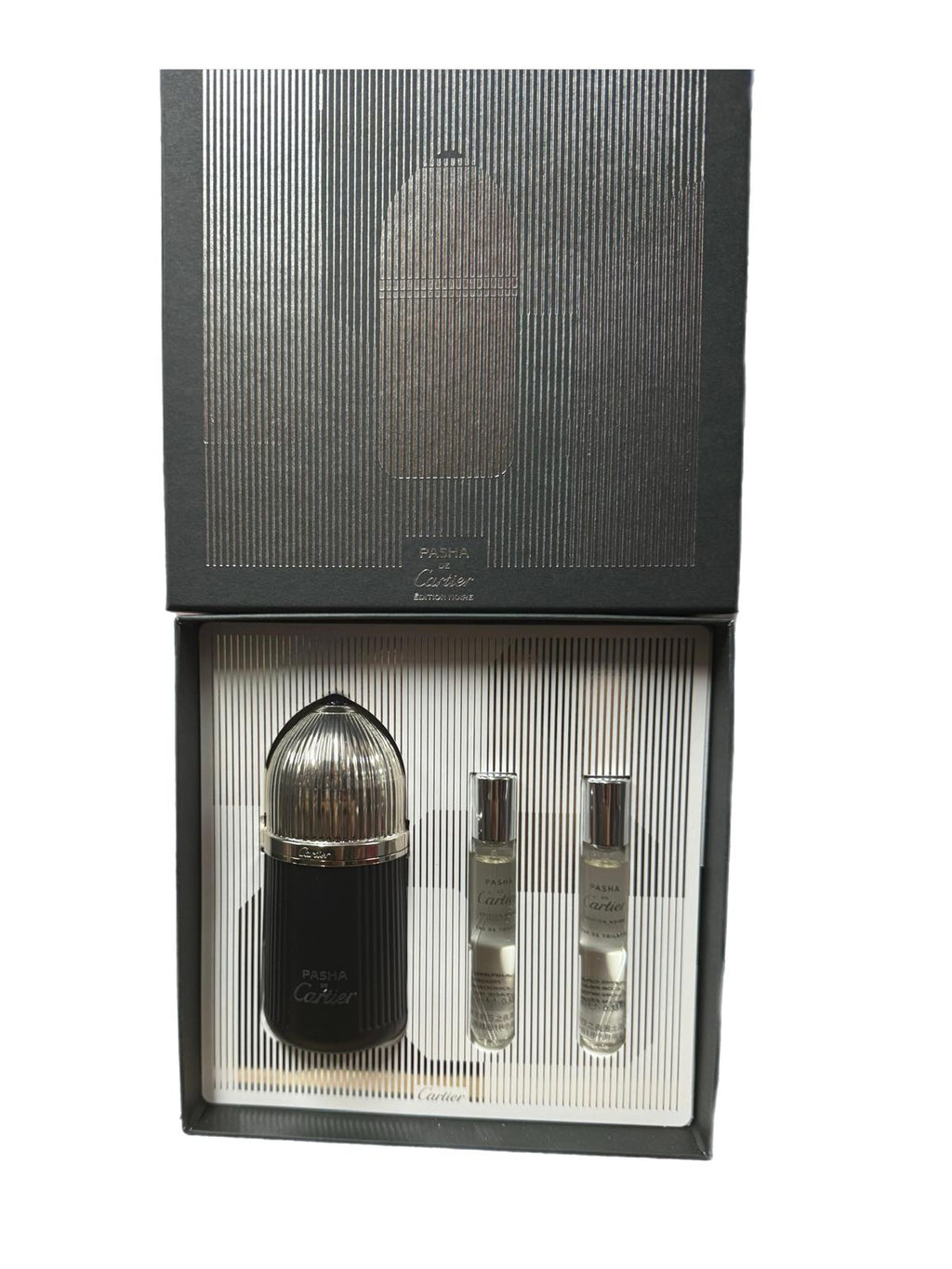 Cartier Pasha Noir 3-Piece Set 3.3oz Men EDT Spray — 1