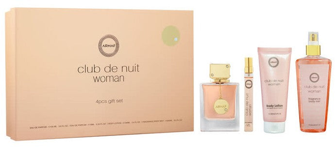 Armaf Club De Nuit 4-Piece Set 3.6oz Women EDP — 1