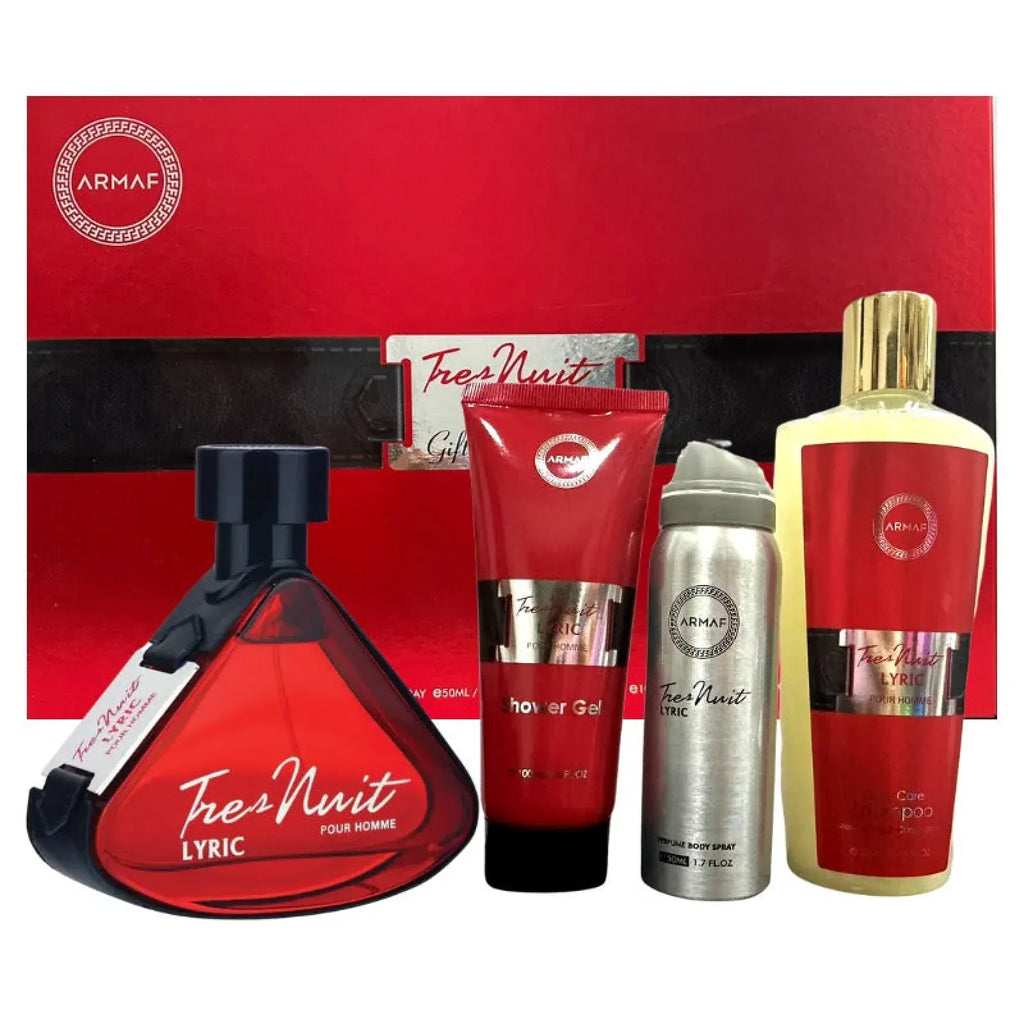 Armaf Tres Nuit Lyric Men's Perfume/Cologne For Men Eau de Toilette 3.4 oz / Gift Set 3.4 oz Edt — 3