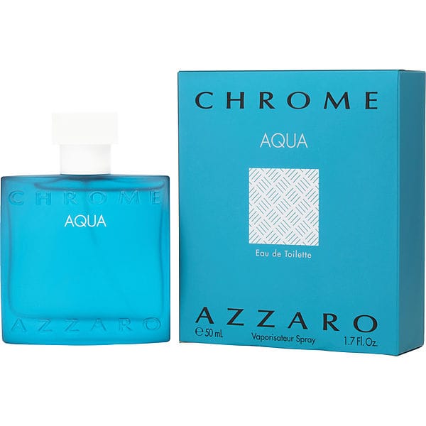 Azzaro Chrome Aqua For Men/Cologne For Men Eau de Toilette 3.4 Oz Edt — 2