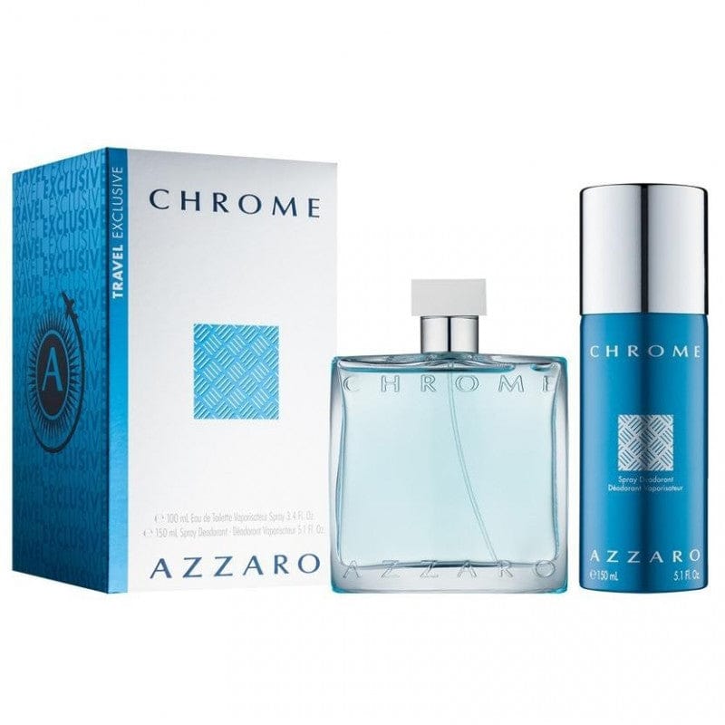 Azzaro Chrome For Him Eau de Toilette Spray 1.7 Oz / 3.4 oz / 6.8 Oz / Gift Set 3.4 Oz / 4.2 Oz Edt — 3