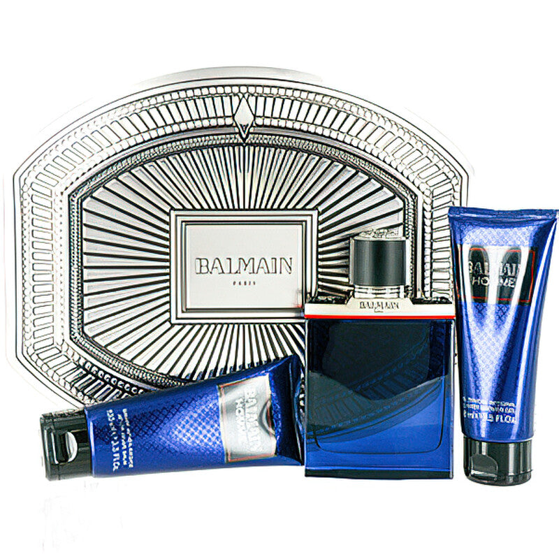 Balmain Men SET 3p 3.3oz Men EDT — 1