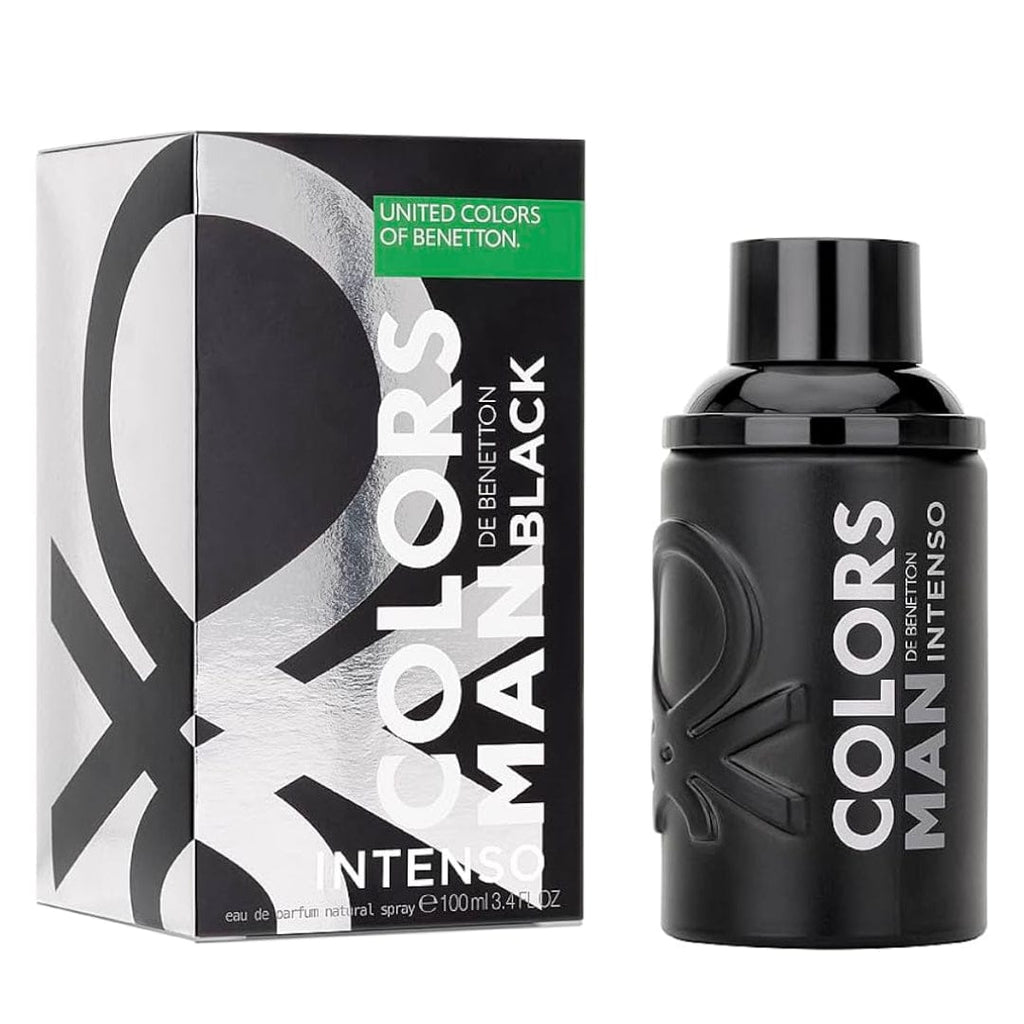 Benetton Colors Colors Black Intenso Men's Perfume/Cologne For Men Eau de Parfum 3.4 oz Edp — 2