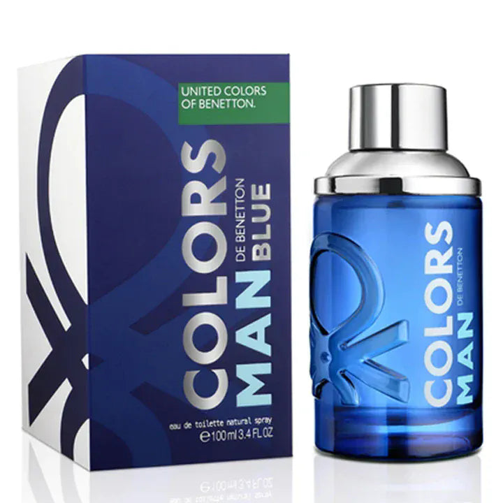 Benetton Colors de Benetton Man Blue Men's Perfume/Cologne For Men Eau de Toilette 3.3 oz / 6.7 oz / Gift Set 3.3 oz Edt — 2