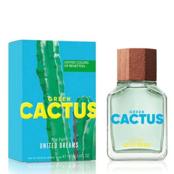 Benetton Colors Green Cactus for Him Men's Perfume/Cologne For Men Eau de Toilette 3.4 oz Edt — 2