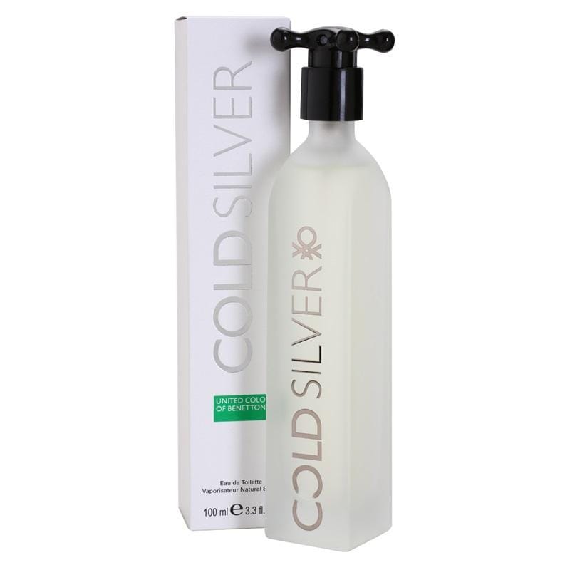 Benetton Colors Silver Men's Perfume/Cologne For Men Eau de Toilette 3.3 Edt — 2