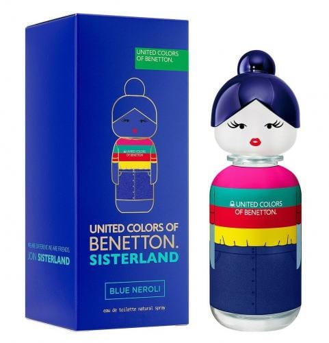 Benetton Colors Sisterland Blue Neroli Women's Perfume/Cologne For Women Eau de Toilette 2.7 oz Edt — 2