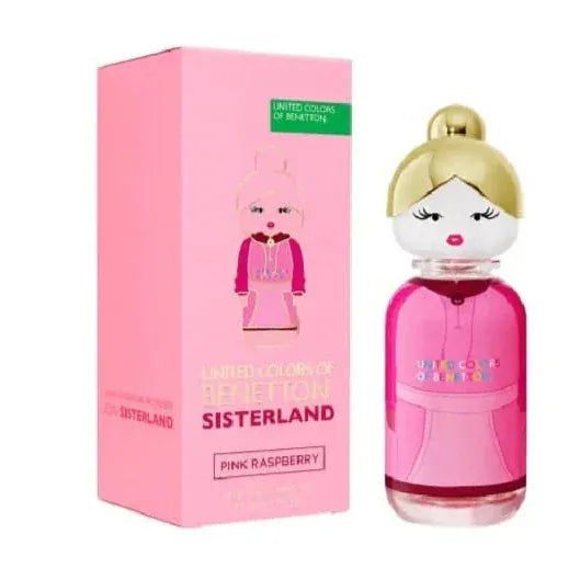 Benetton Colors Sisterland Pink Raspberry Woman Pink Women's Perfume/Cologne For Women Eau de Toilette 2.7 oz Edt — 2