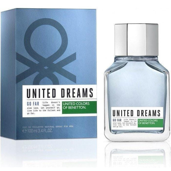 Benetton Colors United Dreams Men Go Far Men's Perfume/Cologne For Men Eau de Toilette 3.4 oz Edt — 2