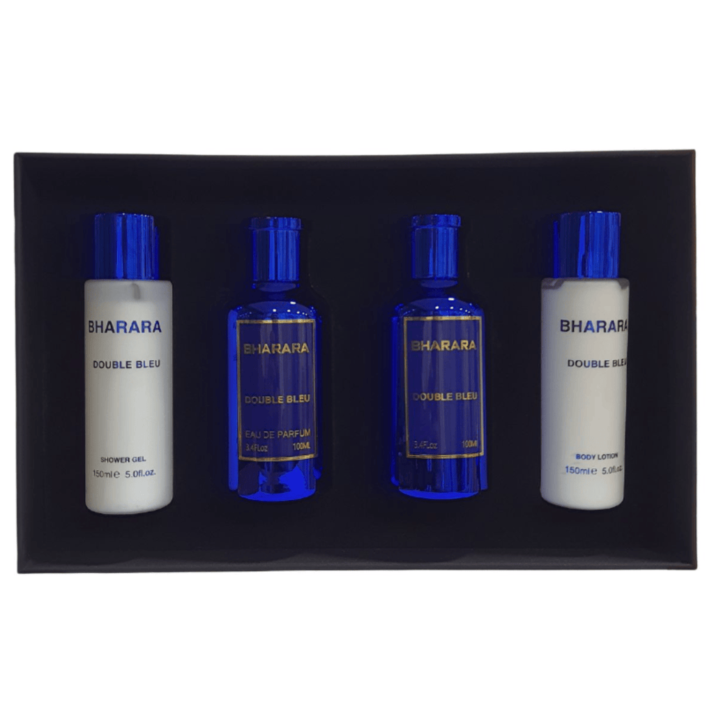 Bharara Double Bleu Men's Perfume/Cologne For Men Eau de Parfum 3.4 oz / Gift Set 3.4 oz / 6.7 oz Edp — 3