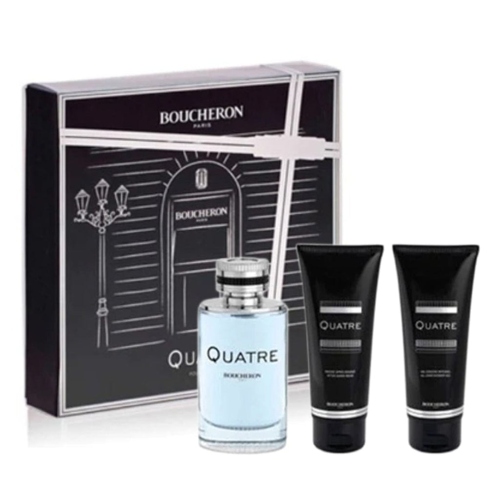 Boucheron Quatre Pour Homme Cologne For Men Eau De Toilette 1.7 oz / 3.3 oz / Gift Set 3.3 oz Edt — 3