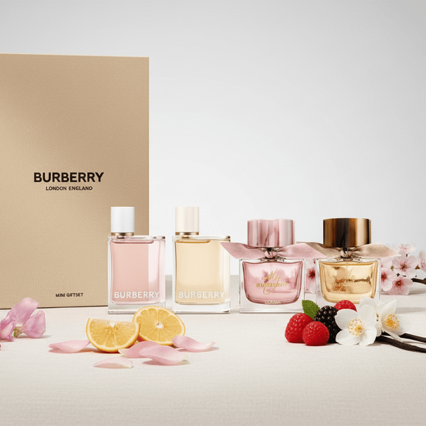 Burberry Gift Set For Her 4x0.16 oz — 2