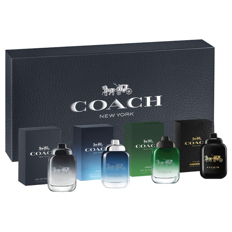 Coach Mini 4-Piece Set 0.15oz Men EDP Splash — 1