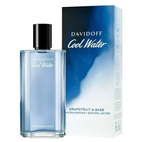 Davidoff Cool Water Grapefruit & Sage Men's Perfume/Cologne For Men Eau de Toilette 4.2 oz Edt — 2