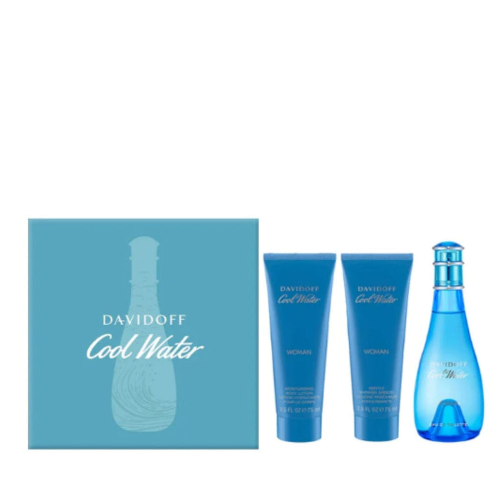 Davidoff Cool Water Perfume For Women Eau De Toilette Spray 1.0 oz / 1.7 oz / 3.4 oz / 6.7 oz / Gift Set 3.4 oz Edt — 3