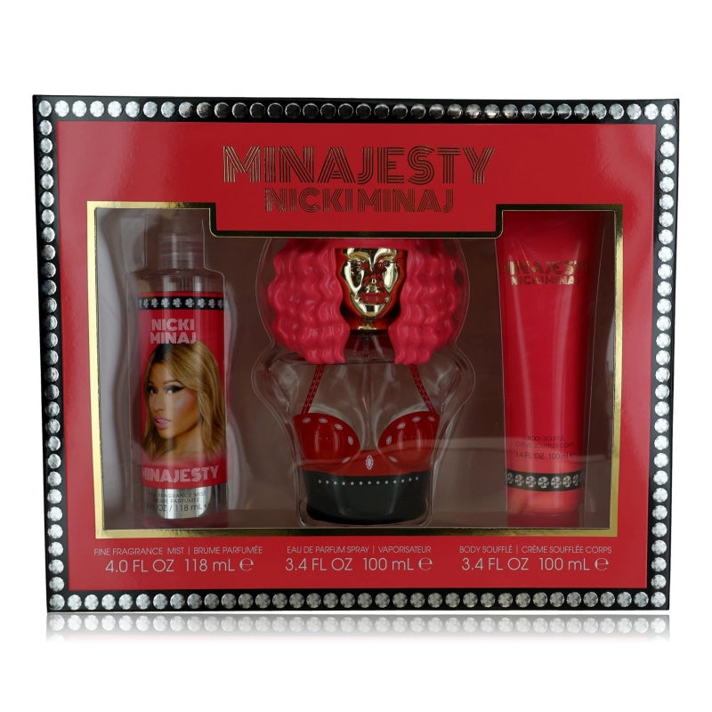 Nicki Minaj Minajesty 3-Piece Set 3.4oz Women EDP Spray — 1
