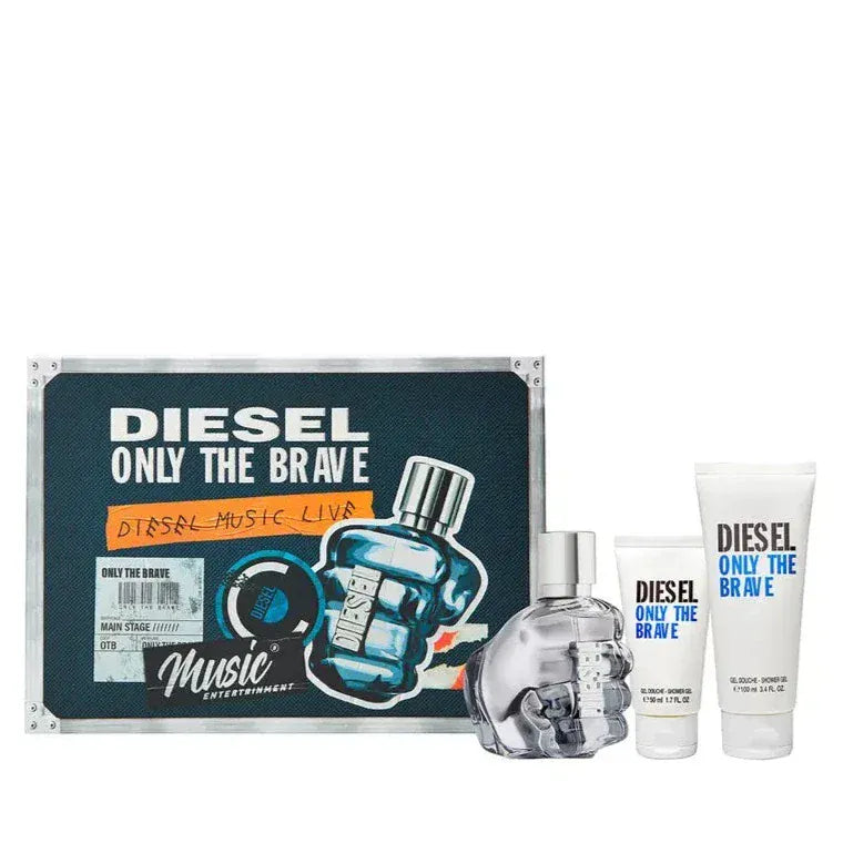 Diesel Only The Brave Men's Perfume/Cologne For Men Eau De Toilette 1.6 oz / 2.5 oz / 4.2 Oz / 6.7 oz Gift Set 1.7 oz Edt — 6