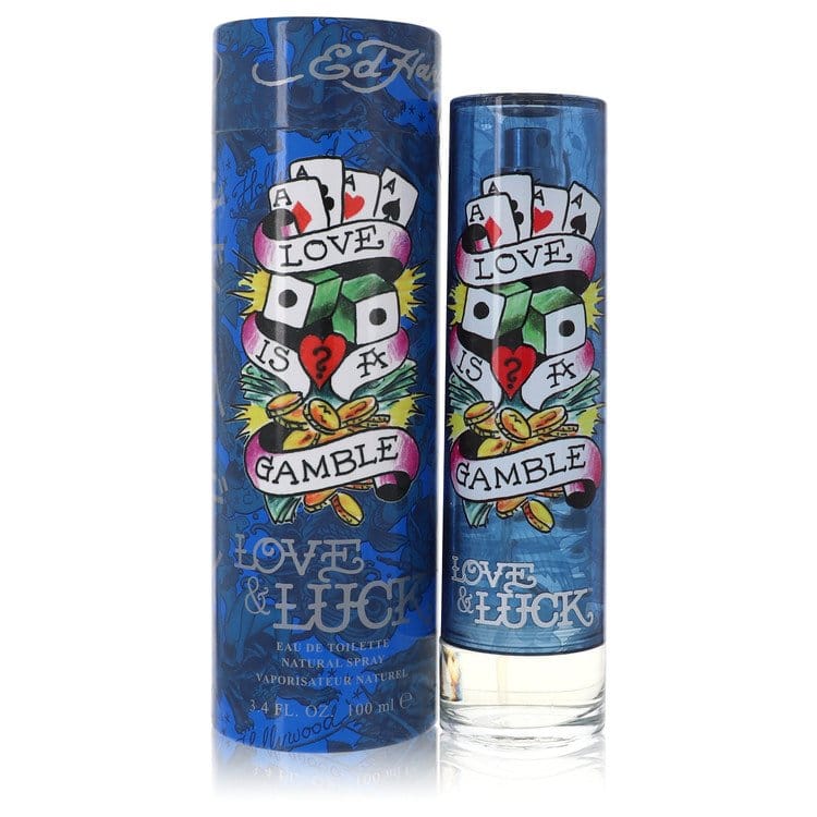 Ed Hardy Love & Luck for Men Men's Perfume/Cologne For Men Eau de Toilette 3.4 oz Edt — 2
