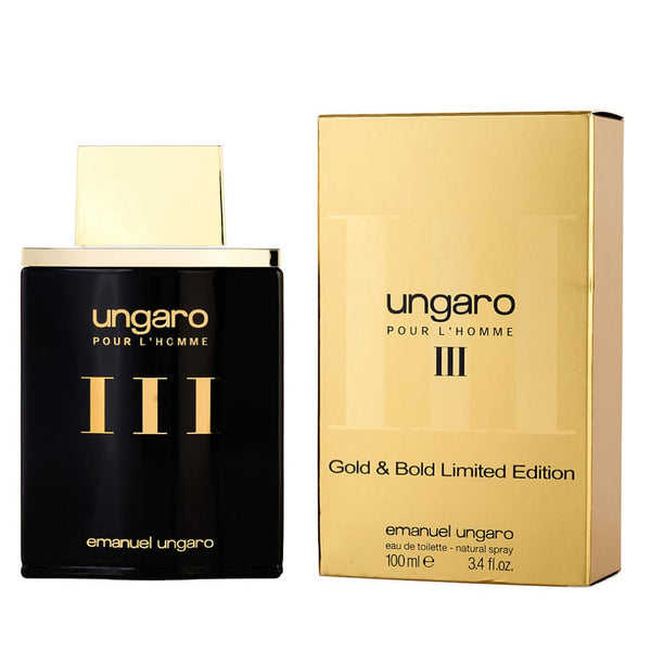 Emanuel Ungaro pour L'Homme III Gold Ltd. Men's Perfume/Cologne For Men Eau de Toilette 3.4 oz Edt — 2