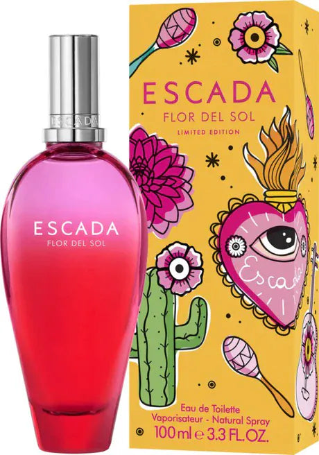 Escada Flor del Sol Women's Perfume/Cologne For Women Eau de Toilette 3.3 oz Edt — 2