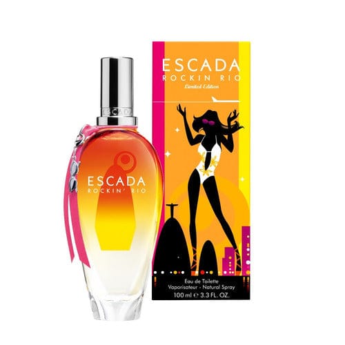 Escada Rock In Rio Limited Edition Perfume For Women Eau De Toilette 3.3 Oz / Gift Set 1.6 Oz Edt — 2