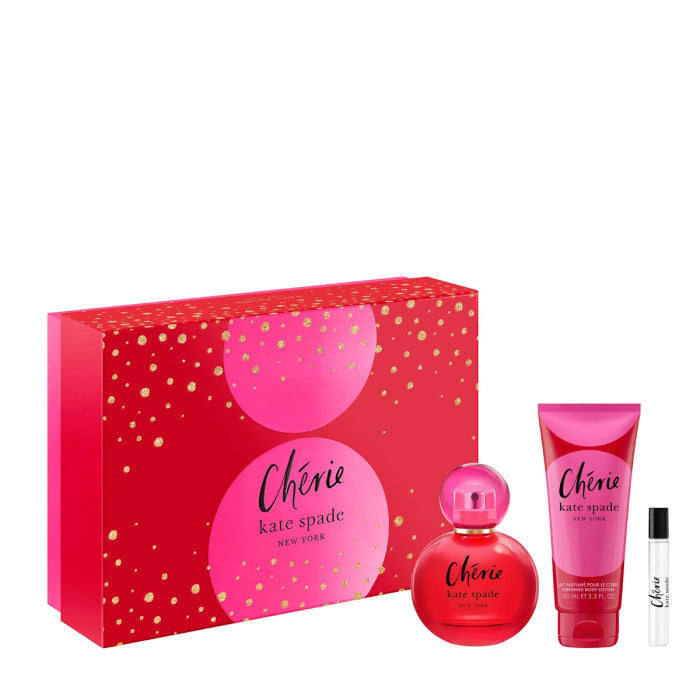 Kate Spade Cherie 3-Piece Set 3.3oz Women EDP Spray — 1