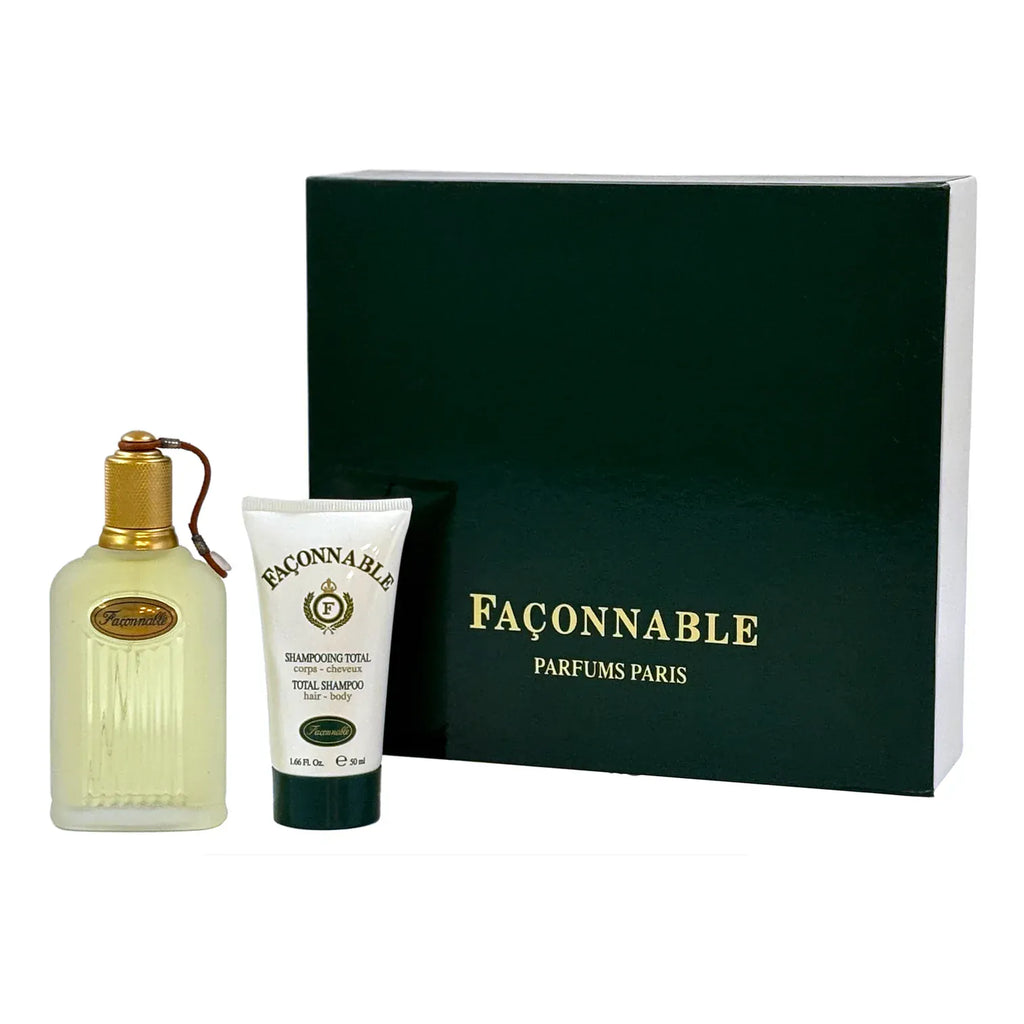 Faconnable Faconnable Men's Perfume/Cologne For Men Eau de Toilette 3.3 oz / Gift Set 1.7 oz Edt — 3