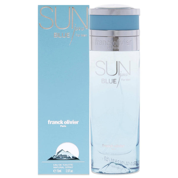 Franck Olivier Sun Java Blue for Men Men's Perfume/Cologne For Men Eau de Toilette 2.5 oz Edt — 2