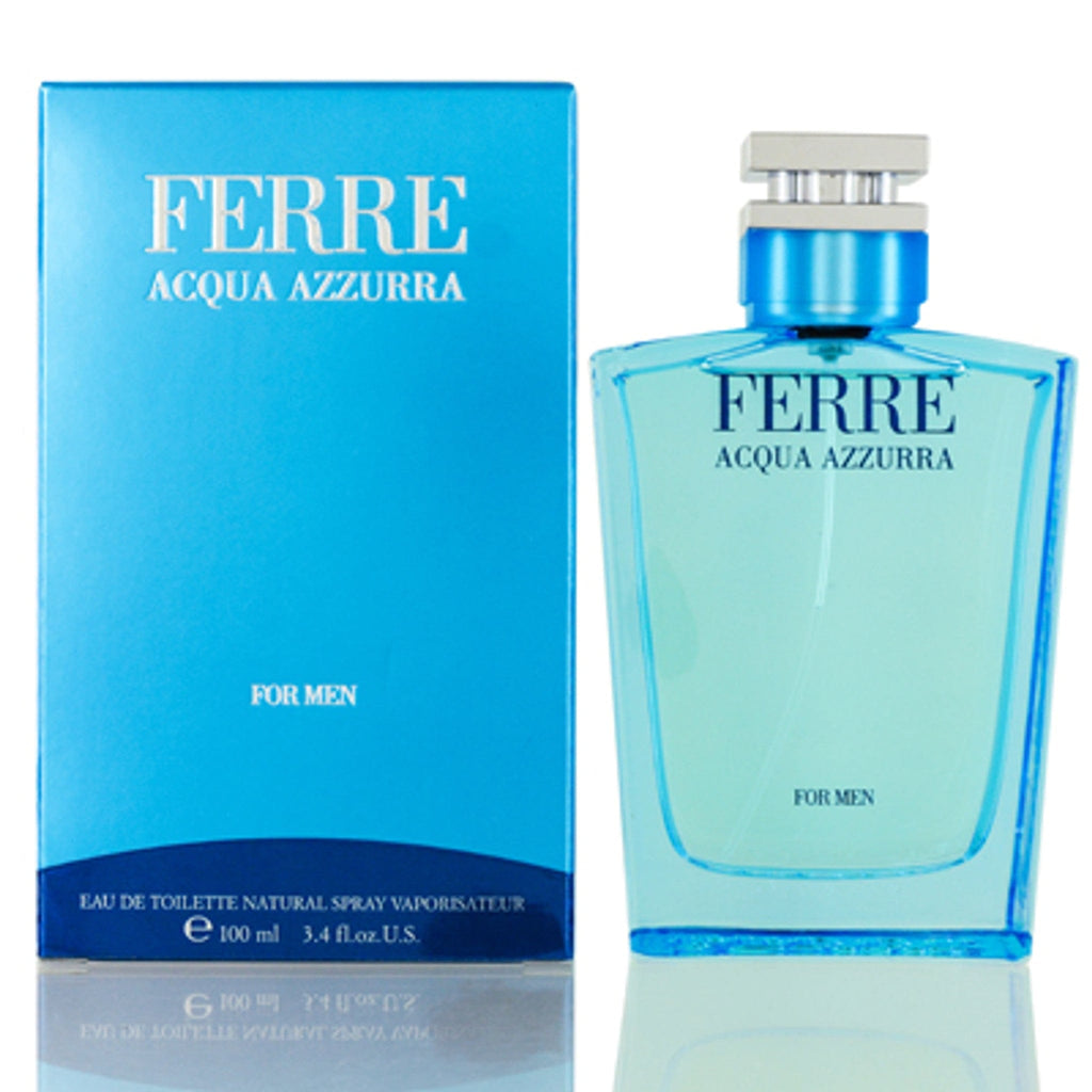 Gianfranco Ferre Acqua Azzurra Men's Perfume/Cologne For Men Eau de Toilette 3.4 oz Edt — 2