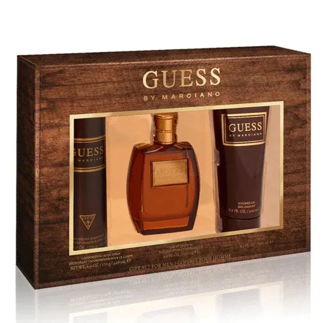 Guess Gold Man Men's Perfume/Cologne For Men Eau de Toilette 3.4 oz / Gift Set 3.4 oz Edt — 3