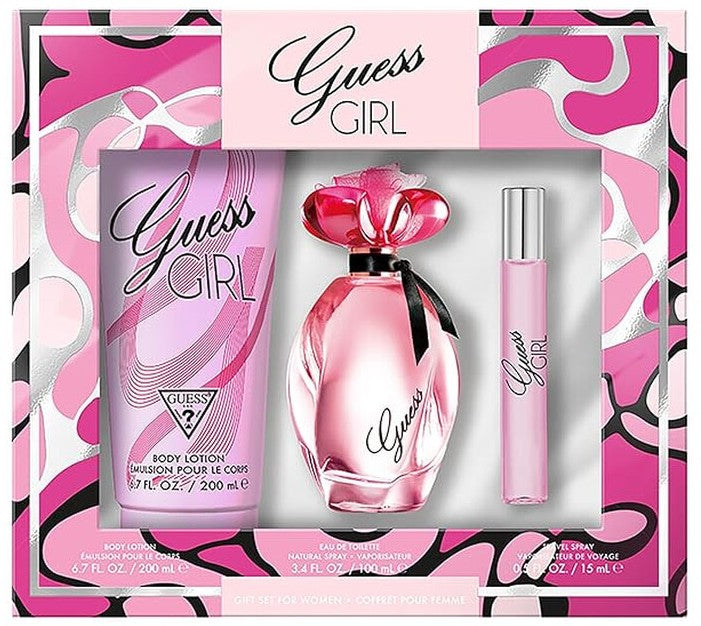 Guess Girl 3-Piece Set 3.4oz Women EDT Spray — 1