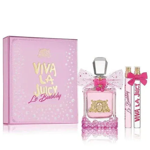 Juicy Couture Viva La Juicy Le Bubbly Perfume For Women/Cologne For Women Eau de Parfum 3.3 Oz / Gift Set 3.4 OzEdp — 3
