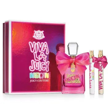 Juicy Couture Viva la Juicy Neon Perfume For Women/Cologne For Women Eau de Parfum 3.4 Oz / Gift Set 3.4 Oz Edp — 3