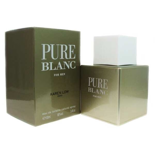 Karen Low Pure Blanc Perfume/Cologne For Men Eau De Toilette 3.4 Oz Edt — 2