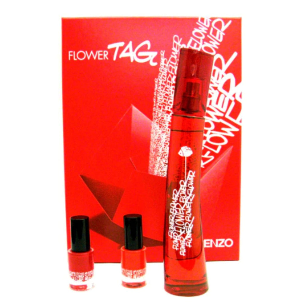 Kenzo Flower Tag Women's Perfume/Cologne For Women Eau de Toilette 1.7 oz / 3.4 oz / Gift Set 1.7 oz / Gift Set 3.4 oz Edt — 3